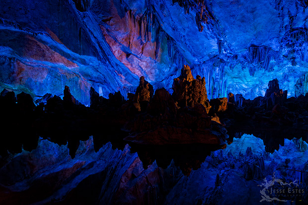 Reed Flute Cave - Photographing Guilin China